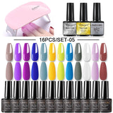 10/24/30/40/60 Multiple Colour Gel Nail Polish 80 Colors Semi Permanent UV Led Gel Varnish Soak Off Nail Lacquer