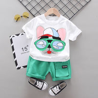 Children Cartoon 2Pc Toddler Casual outfit bby