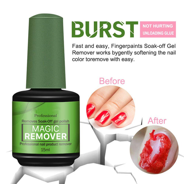 Soak Off Remover Varnish Burst Gel Glue Soak Off Remover Polish Nail Cleaner UV Gel For Manicure Nail Polish Nail Lacquer