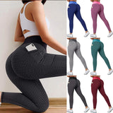 Sexy Mesh BUTT Lifting Women Leggings Fitness High Waist Tummy Control Seamless Pants Push Up Workout Gym Running Pants