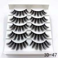 5 Pairs Faux Mink Eyelashes Fluffy Wispy Long Dramatic False Lashes Thick Volume Fake Eyelashes Natural Soft Extension Eyelash - Divine Diva Beauty