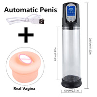 Automatic Penis Pump Vacuum Pump Male Masturbation Pump usb rechargable