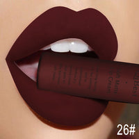 34 Colors Liquid Lipstick Waterproof Matte Nude Lipstick Pigment Red Long Lasting Lip Gloss Women Makeup Lipgloss