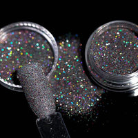 Reflective Glitter Nail Powder Green Red Holographic Nail Art Dust Shinning Chrome Pigment DIY Manicures Decoration