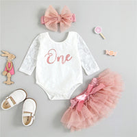 Cute Baby Clothing Girls My First Birthday Outfits bby