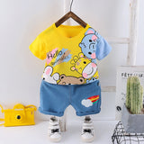 Children Cartoon 2Pc Toddler Casual outfit bby