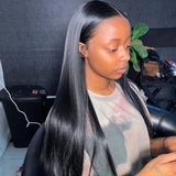 Straight Lace Front Wig Full Lace Human Hair Wigs Human Hair 40 Inch 13x4 Bone Straight Human Hair Hd Lace Frontal Wig
