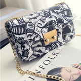 Summer Graffiti Ladies Designer Handbags purse
