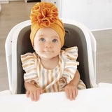 Lovely Flower Baby Hat Soft Baby Girl Hat Turban Infant Toddler Newborn Baby Cap Bonnet Headwraps bby