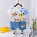 Children Cartoon 2Pc Toddler Casual outfit bby