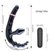Strapless Strap on Dildo Vibrator for Couples anal G spot vaginal Vibrator Lesbian Sex Toys Erotic Intimate Goods