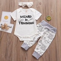 Newborn infant baby clothing set Wizard In Training Outfit  bby