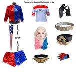 Harley Quinn Girl Suit Cosplay Suicide Team COSTUME