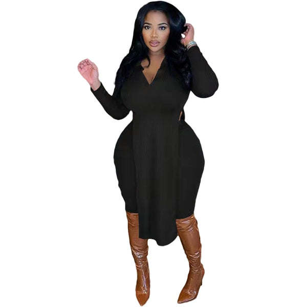 Plus Size avail Two Piece Sets Bodycon Long Top and Pant Sets