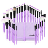 32Pcs Makeup Foundation Eye Shadows Lipsticks Powder Conceal Brushes Professional Makeup Tool Kit With Bag