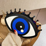 Small Shoulder Women Bag Eye Fashion PU Leather Chain Messenger Bag Purse And Handbags