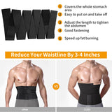 Menswear Waist Trainer Abdomen Body Shaper High Compression Modeling Strap Slimming Belly Belt Fitness Cincher Sweat Wraps Shapewear