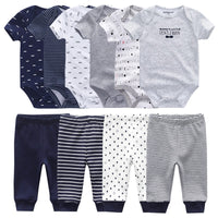 Newborn Gift Clothes Set Baby Boy Born Clothing 6pcs Outfit Toddler Girl Suit Infant Pajama bby