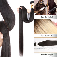 Straight 30 32 40Inch Remy Brazilian Tissage Hair Weave Human Hair Bundles Straight Hair Natural Color 100% Human Hair Extension - Divine Diva Beauty