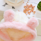 Baby Girl Clothes Cute Rabbit Ears Plush Princess Girls Coat Autumn Winter Warm Hooded Infants Jacket BBY