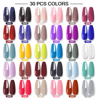 10/24/30/40/60 Multiple Colour Gel Nail Polish 80 Colors Semi Permanent UV Led Gel Varnish Soak Off Nail Lacquer