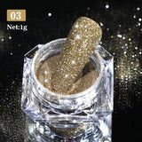 Reflective Glitter Powder Sea Salt Nail Powder Shining Nail Glitter Chrome Pigment Dust Holo Powder Nail Decoration