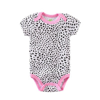 Summer Short Sleeve Newborn Baby Infant Girl Cotton onesies bby