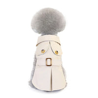 British Style Pets Dog Clothes Winter Thicken Jacket
