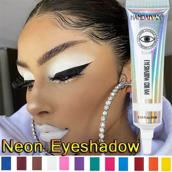 1 PC Hot 12 Colors Matte Neon Eyeshadow High Pigment Eye Shadow Dust Summer Matte Long-lasting Eyeshadow Cream Eye Makeup