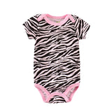 Summer Short Sleeve Newborn Baby Infant Girl Cotton onesies bby