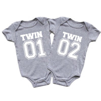 Twin Clothes Twins Matching onesie outfit bby