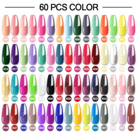 10/24/30/40/60 Multiple Colour Gel Nail Polish 80 Colors Semi Permanent UV Led Gel Varnish Soak Off Nail Lacquer