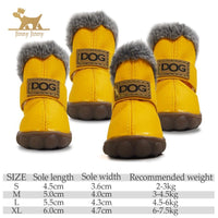 Pet Dog Shoes Winter Super Warm