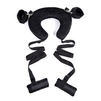 BDSM Leg splitting pillow Bondage Fetish Slave Handcuffs Ankle Cuffs Adult Erotic Sex Toy