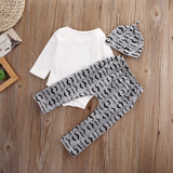 Cute Newborn Lovely Mommy New Man Mustache Print outfit bby