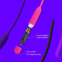 10 Frequency Urethral Vibrator Catheter Penis Plug Sex Toys - Divine Diva Beauty