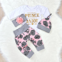 Newborn Baby Girls Daddy outfits bby