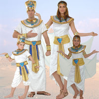 Carnival Purim Exotic Egyptian Pharaoh Costumes Women Men New Year Princess Cosplay Masquerade Party