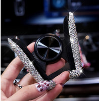 Dual USB Car Charger For Mobile Phone Tablet GPS Fast Charger Crystal Diamond Phone 3 Data Line Wire in Car Cigarette Lighter - Divine Diva Beauty