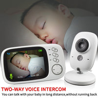 3.2 inch Wireless Video Color Baby Monitor High Resolution Baby Nanny Security Camera  Night Vision Temperature Monitoring BBY