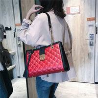 Large Pu Leather Chain Crossbody Bags High Quality Ladies Messenger Bags purse
