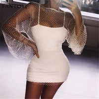 Crystal Diamond Sexy Bodycon Dress