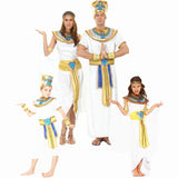 Carnival Purim Exotic Egyptian Pharaoh Costumes Women Men New Year Princess Cosplay Masquerade Party