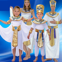 Carnival Purim Exotic Egyptian Pharaoh Costumes Women Men New Year Princess Cosplay Masquerade Party