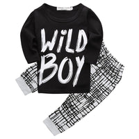 Newborn Infant Toddler Baby Boy Wild Boy Casual outfit bby