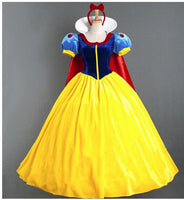 Women Halloween Cartoon Princess Snow White Costume