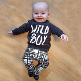 Newborn Infant Toddler Baby Boy Wild Boy Casual outfit bby