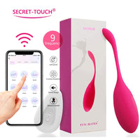 9 Frequency Silicone Vibrator APP Wireless Remote Control Vibrating Egg G-spot Massage Kegel Ball Adult  Sex Toy