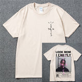 Cactus Jack T-shirt  LOOK MOM I CAN FLY graphic t-shirt plus size avail