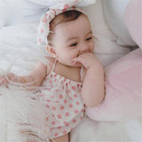 Newborn Rompers Baby Girl Clothes Sleeveless Backless Summer Baby Girl outfit bby